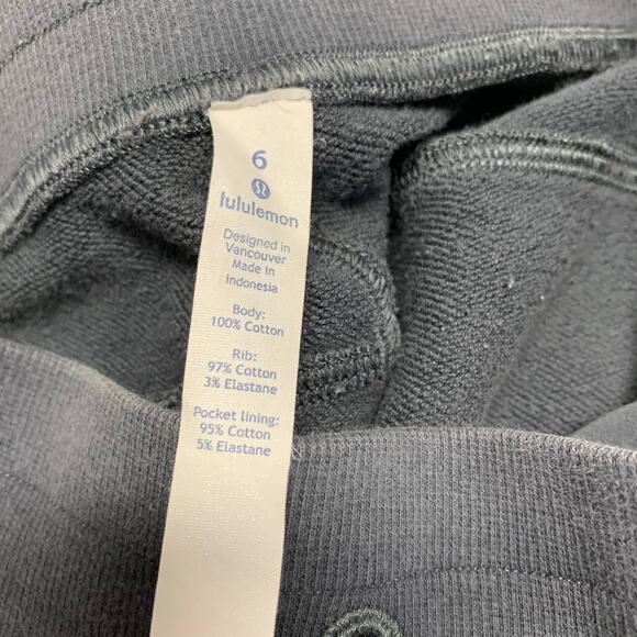 Lululemon Comfy as Sweat Gray Joggers Sz 6 - Picture 8 of 11